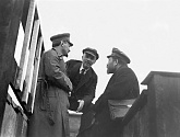 Троцкий, Ленин и Каменев на митинге. 1920